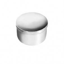 Denture Cup With Lid Stainless Steel, Size Ø 75 x 50 mm